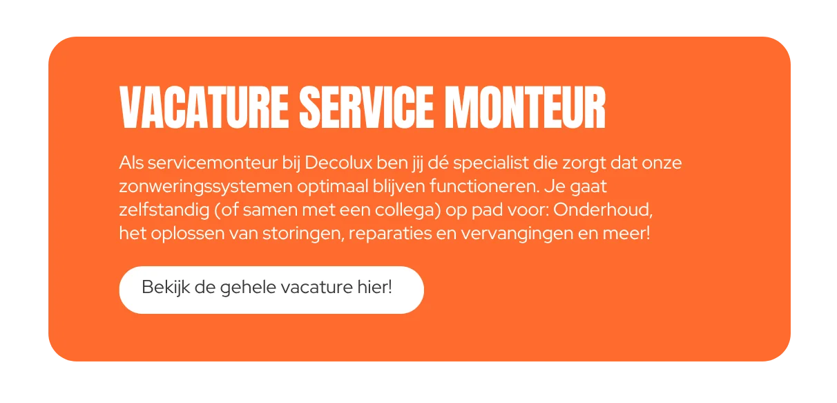 Vacature service monteur
